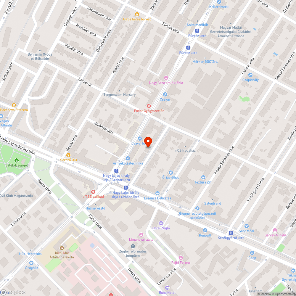 Kiszáradt fa bejelentés helye