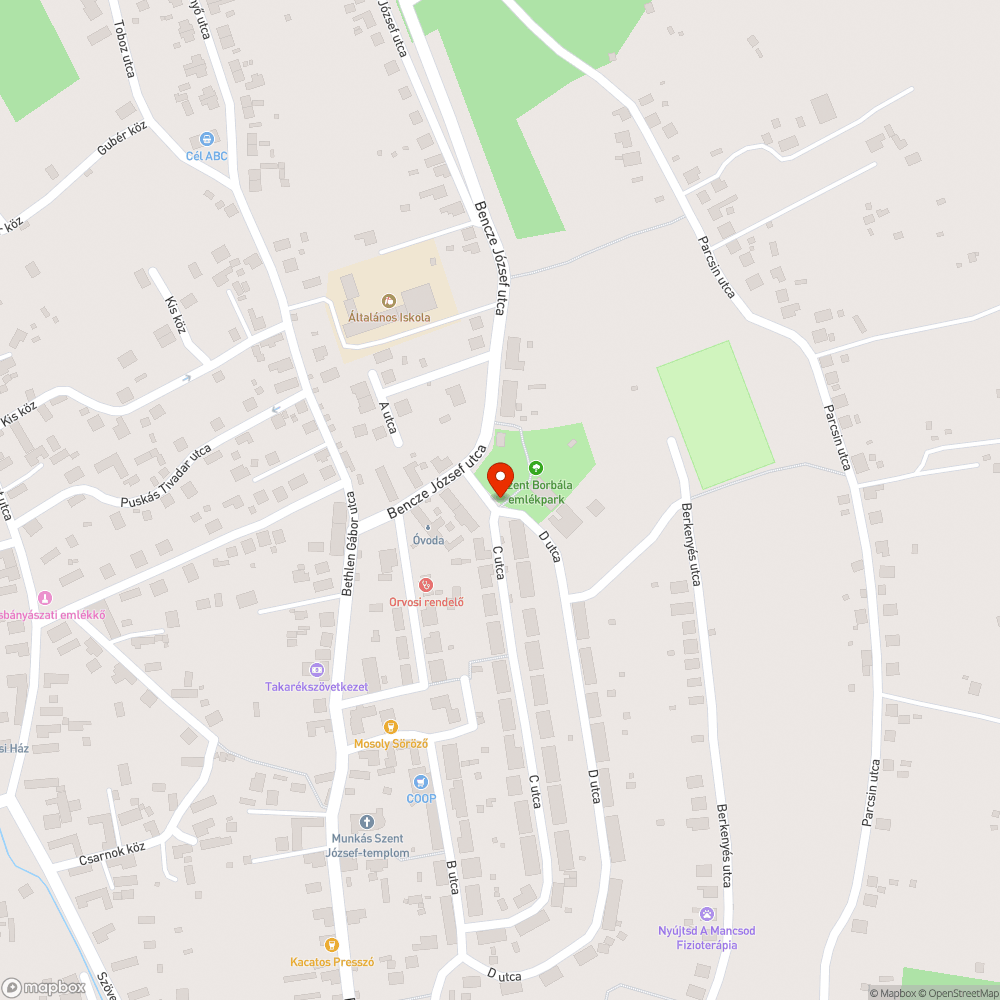 Törött szemetes bejelentés helye