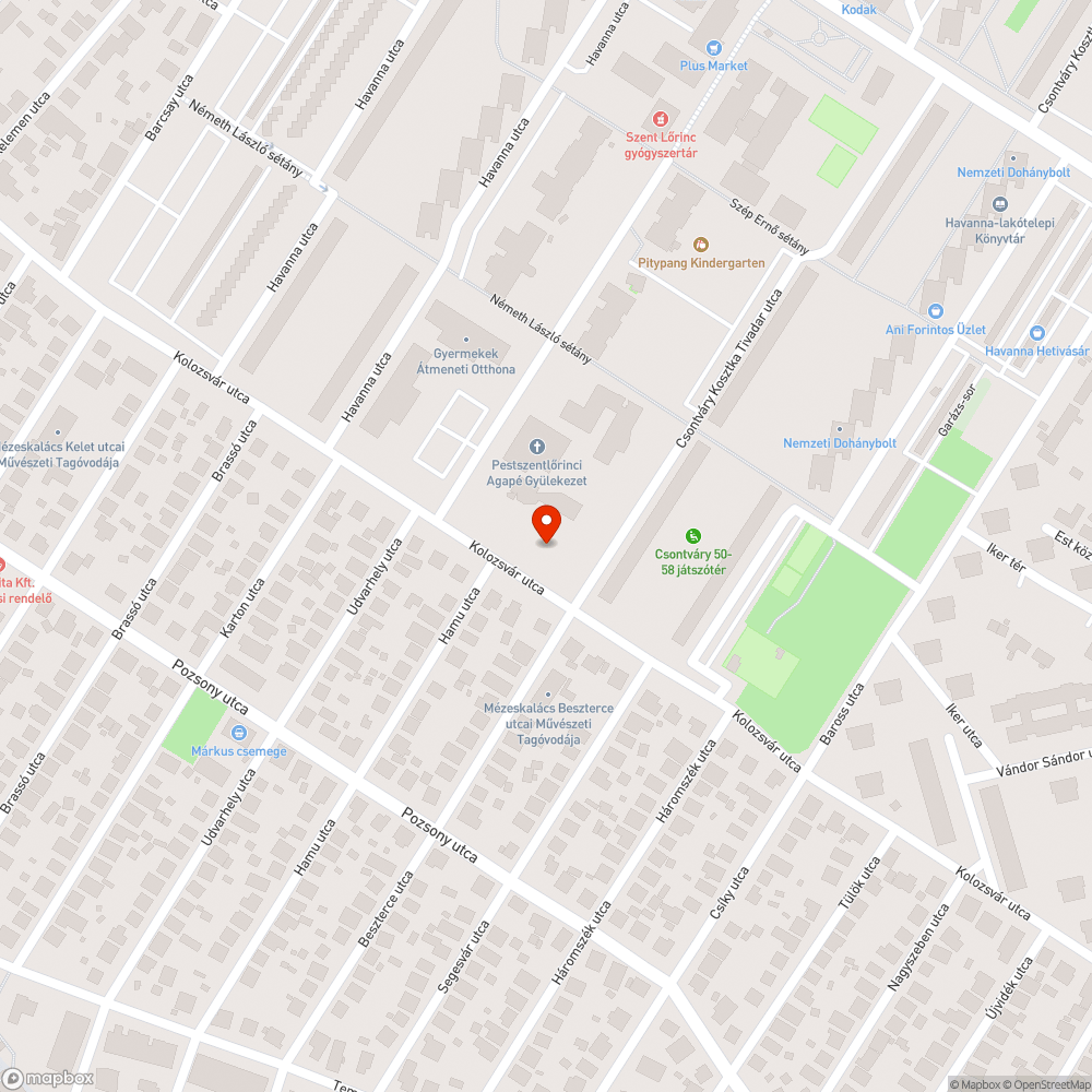 Balesetes autó bejelentés helye