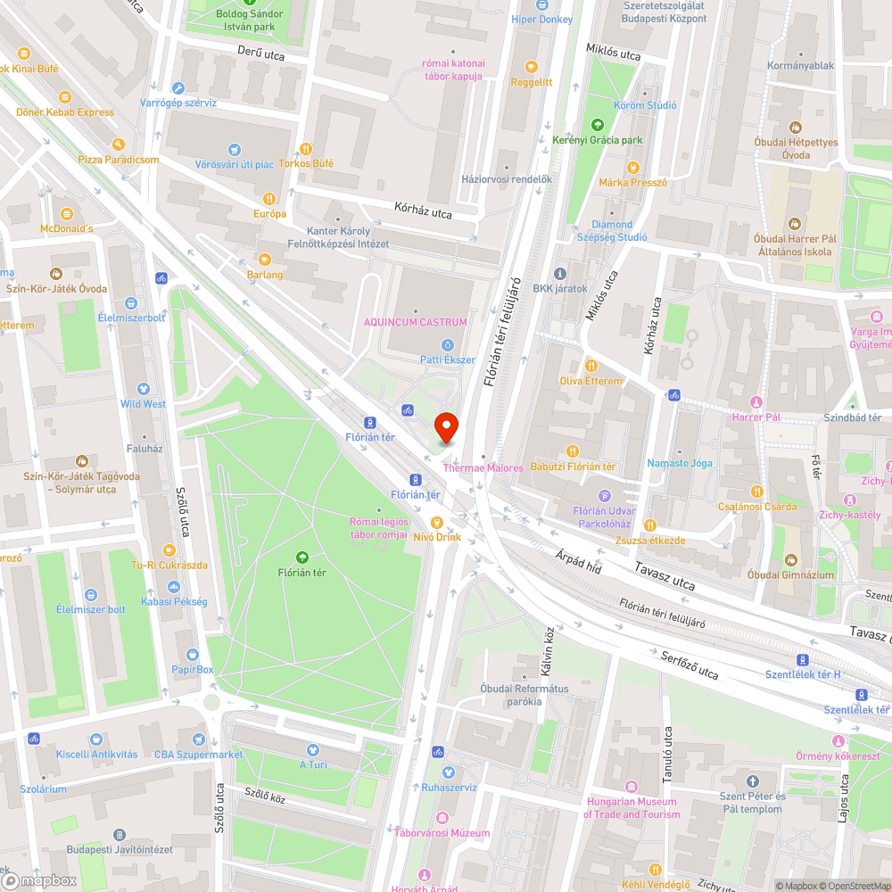 Beomlott út és járda bejelentés helye