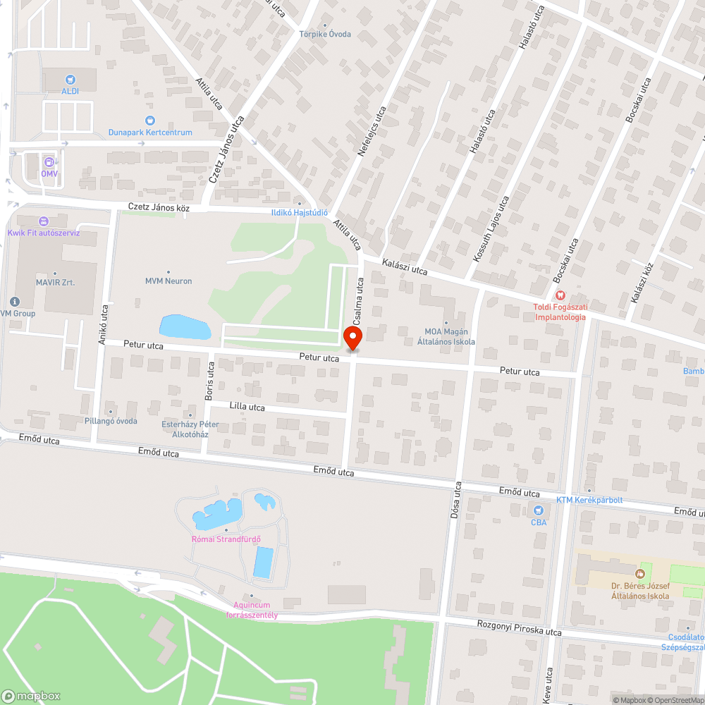 Hiányzó utcanévtábla bejelentés helye