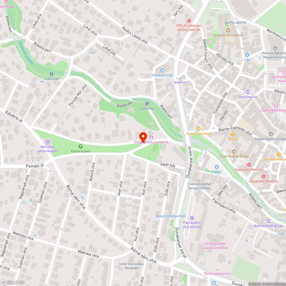 Balesetveszélyes járda bejelentés helye