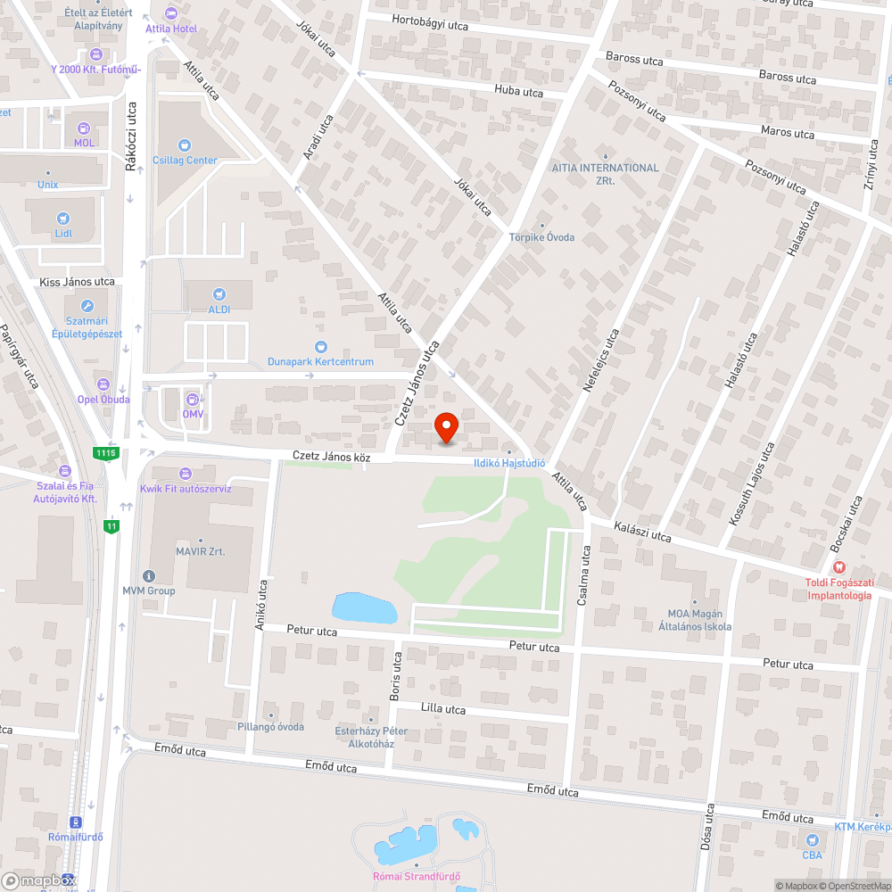 Mozdulatlanul áll bejelentés helye