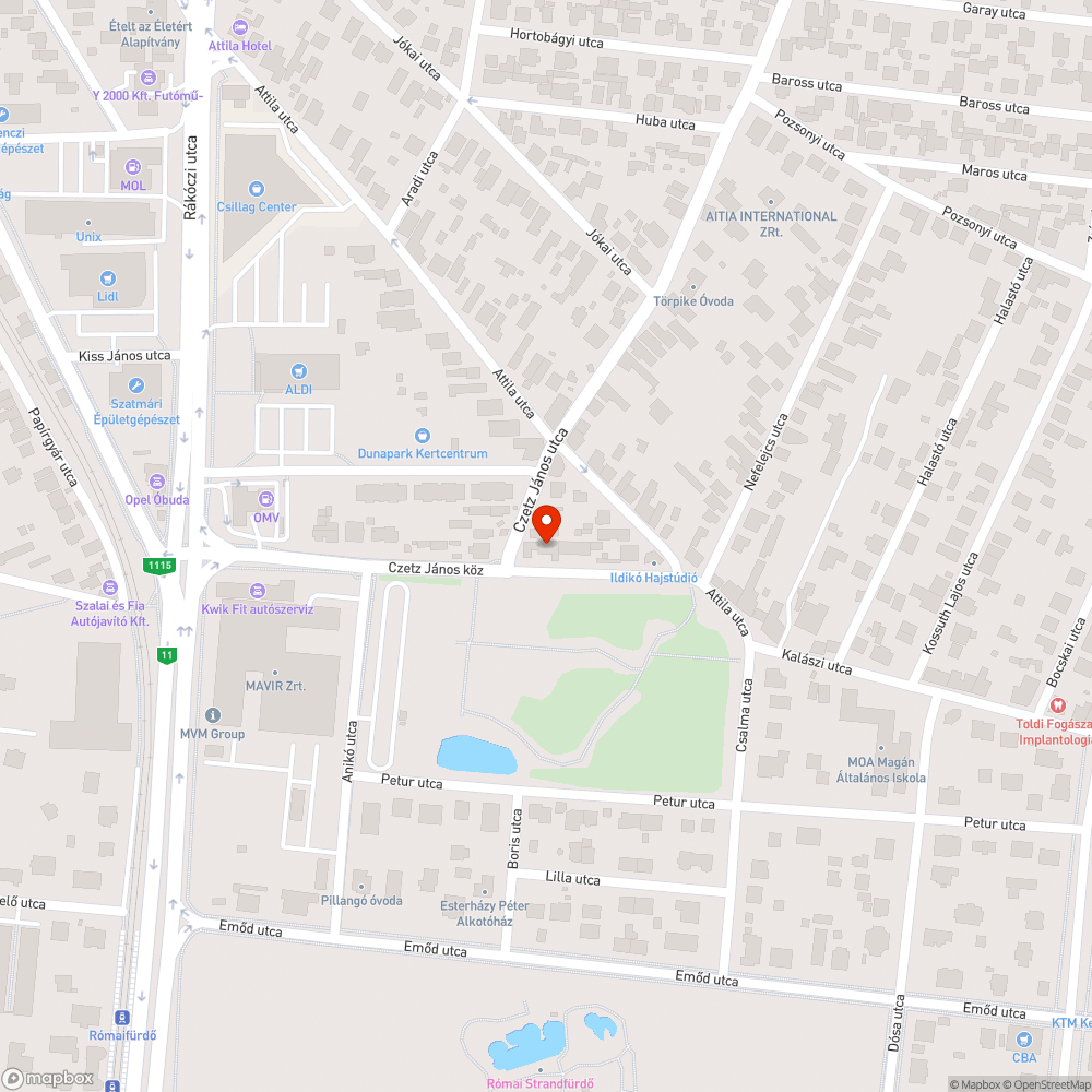 Elhagyott járművek bejelentés helye