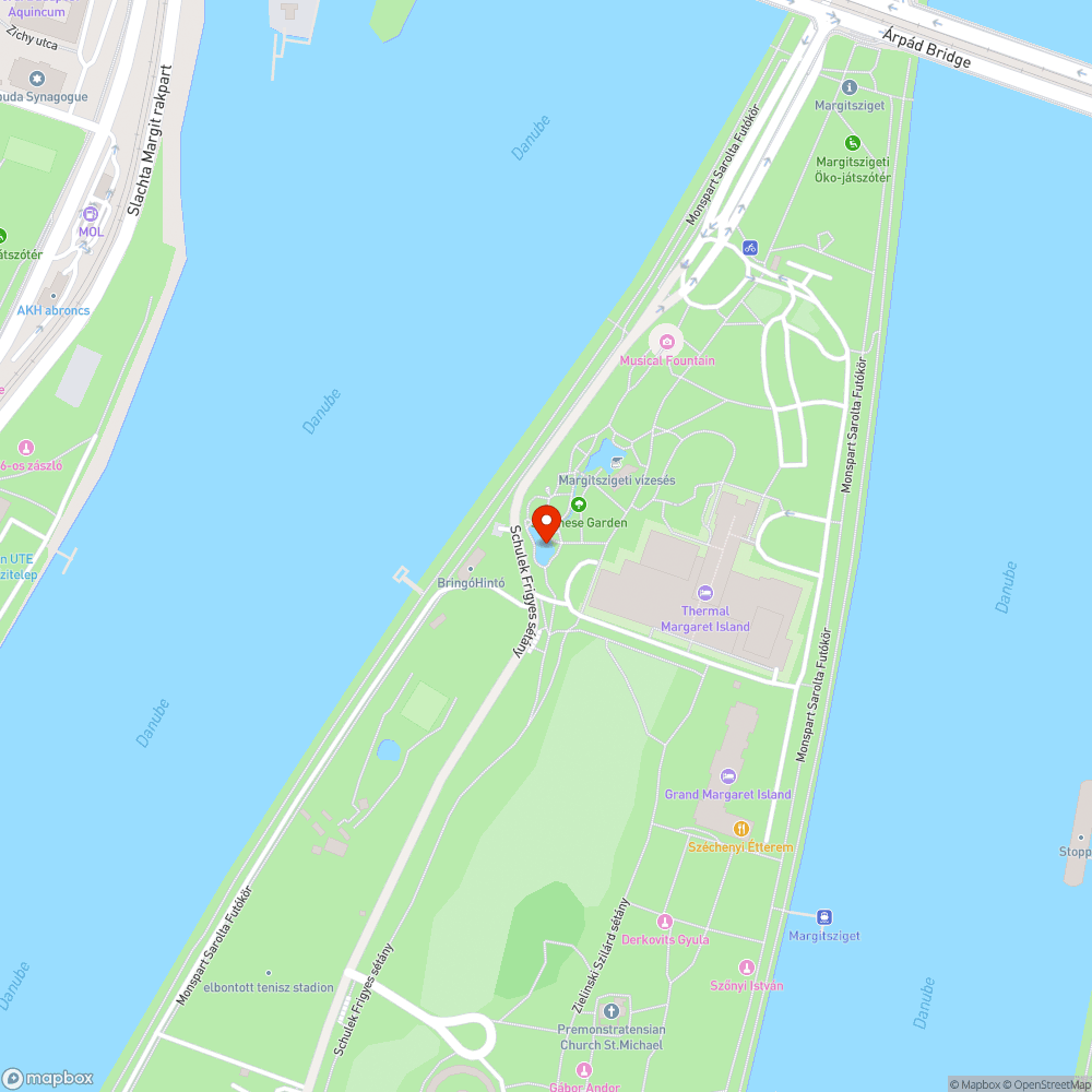 Japánkert koszos tó bejelentés helye