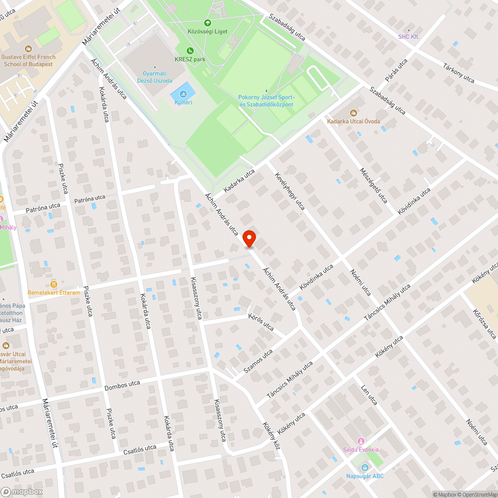 Összefestett utcatáblák bejelentés helye