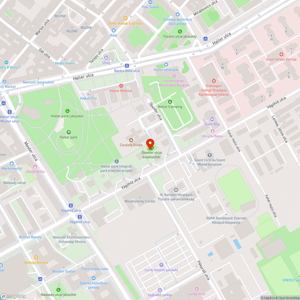 Leszakadt kapu bejelentés helye