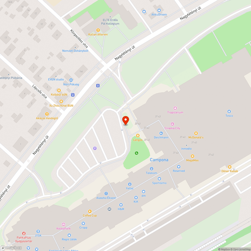 Halott fa bejelentés helye