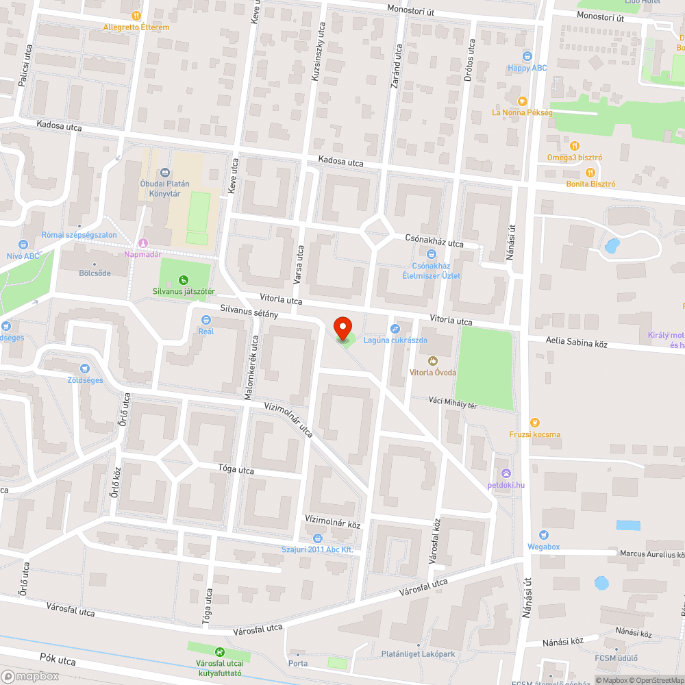 Játszótéri törött homokozó-keret bejelentés helye