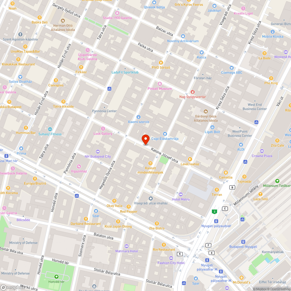 Rongált szekrény bejelentés helye