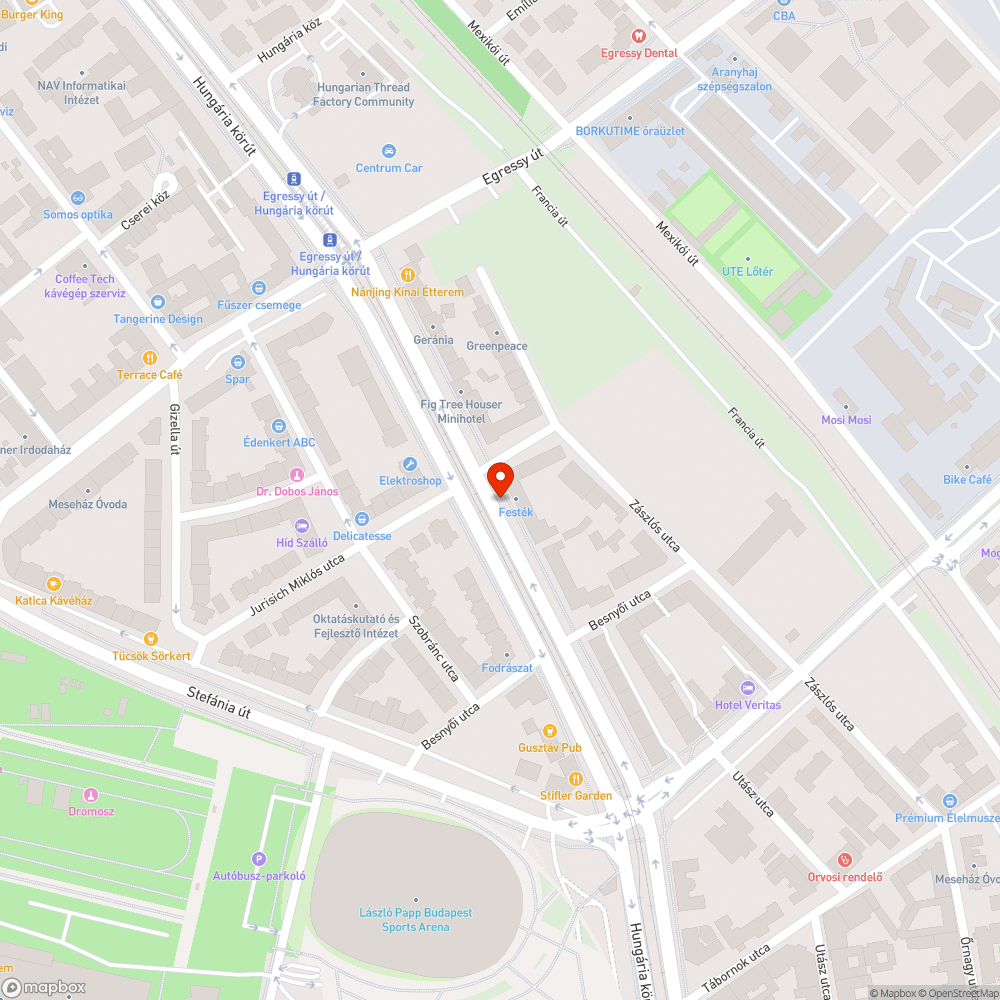 Gondozatlan fasor a Hungária körúton bejelentés helye