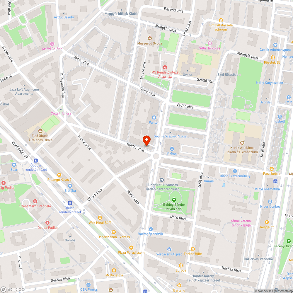 Sérült fa támasztó bejelentés helye