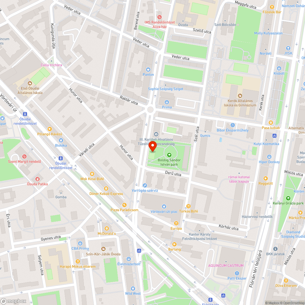 Felszakadt pályaborítás bejelentés helye