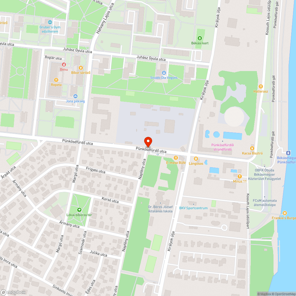 Hiányzó útbaigazító tábla bejelentés helye