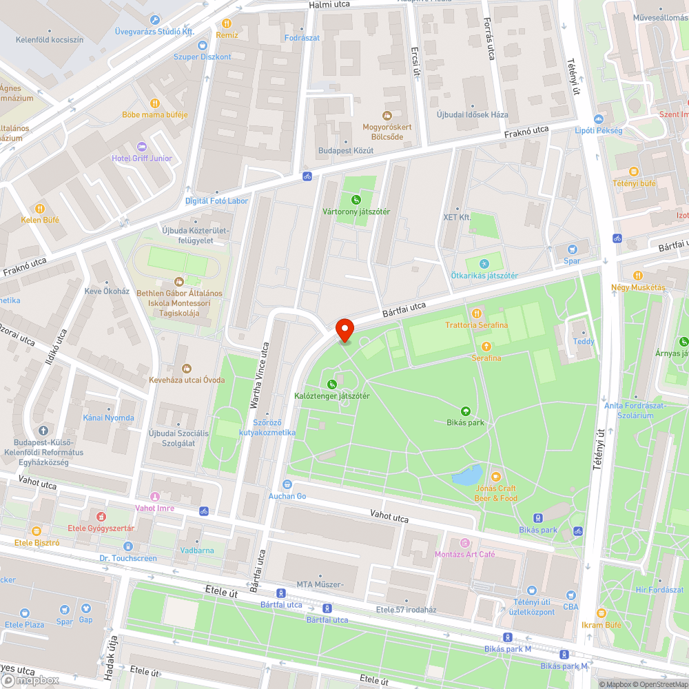 Meghibásodott ivókút bejelentés helye