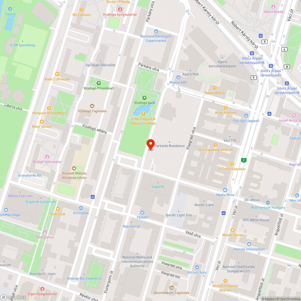 Szemetes zöldsáv bejelentés helye