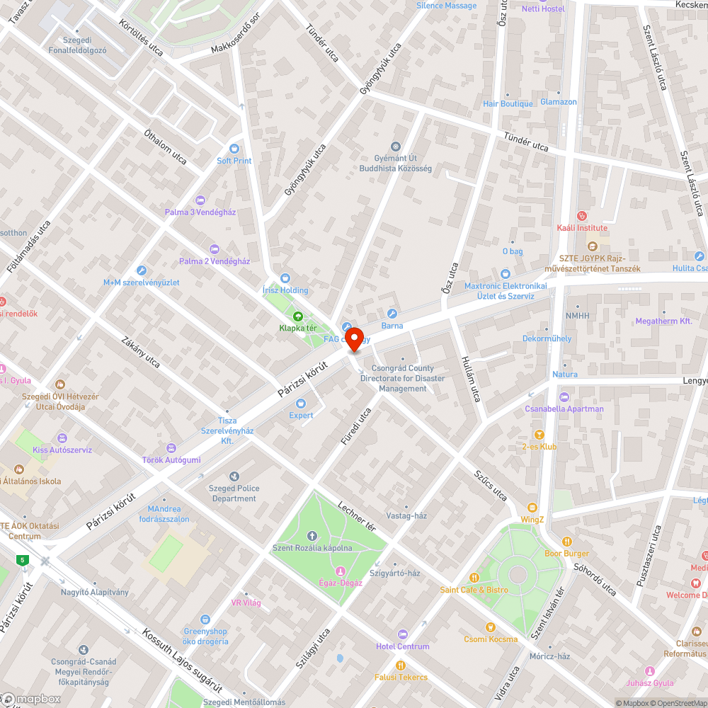 Belógó bokor kritikus helyen bejelentés helye