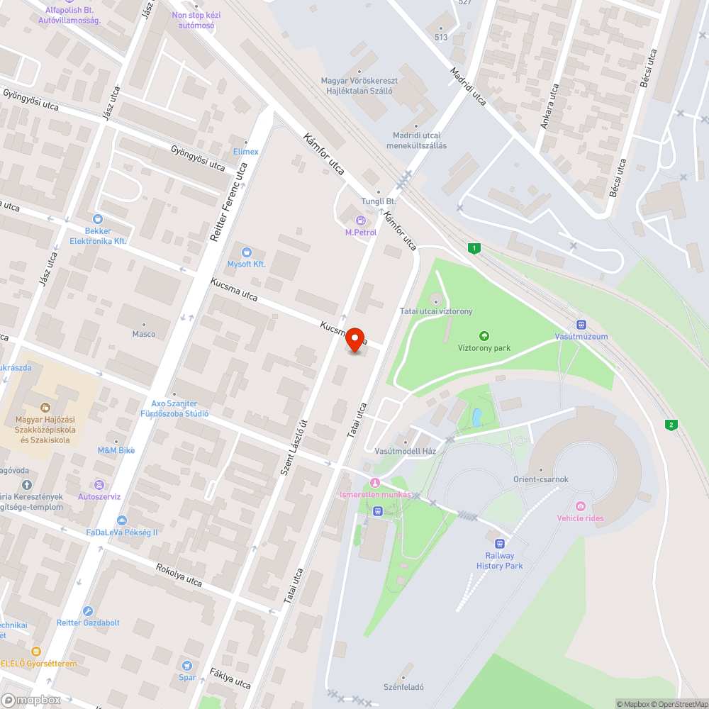 Fedél kiáll a járdából bejelentés helye