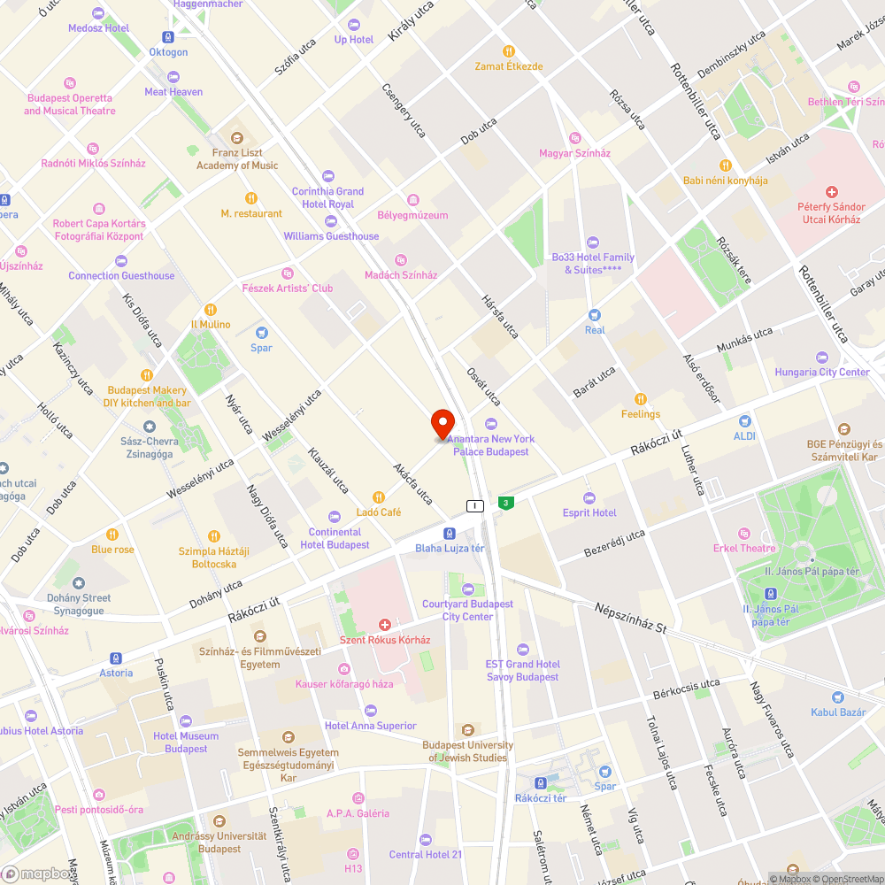 Botlásveszély bejelentés helye