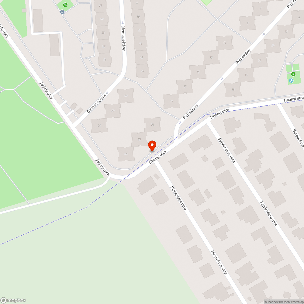 Hiányzó tábla bejelentés helye