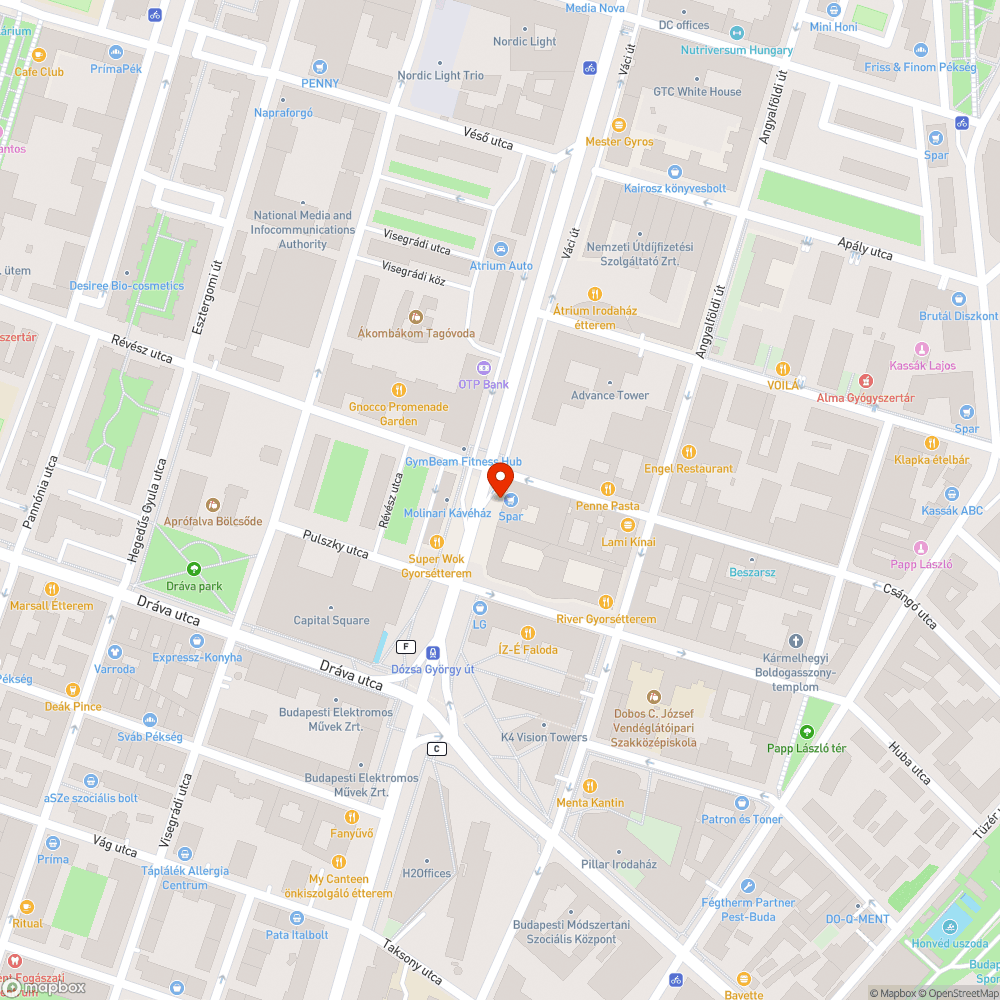 1134 Váci út 35-37. szemetes bejelentés helye