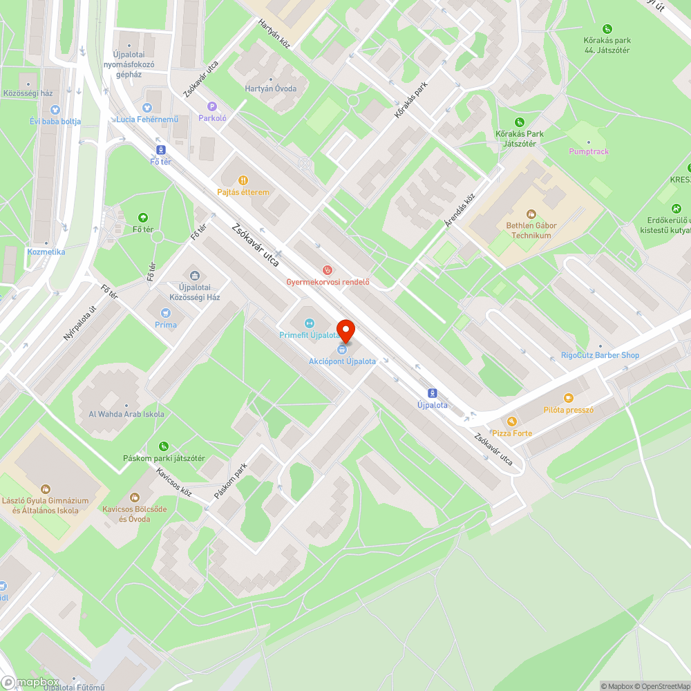 Rendszeres parkolás a téren bejelentés helye