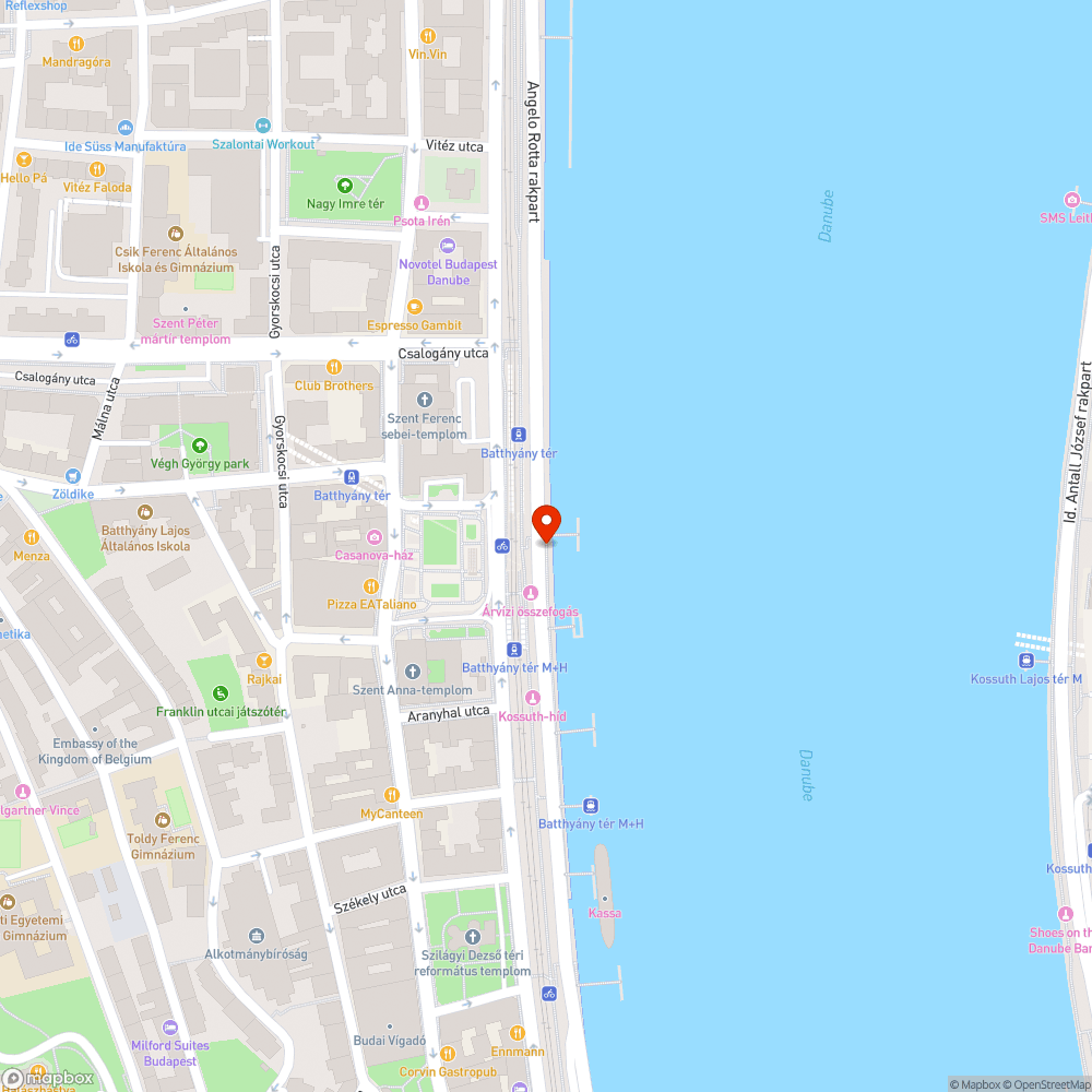 Graffitis fal bejelentés helye