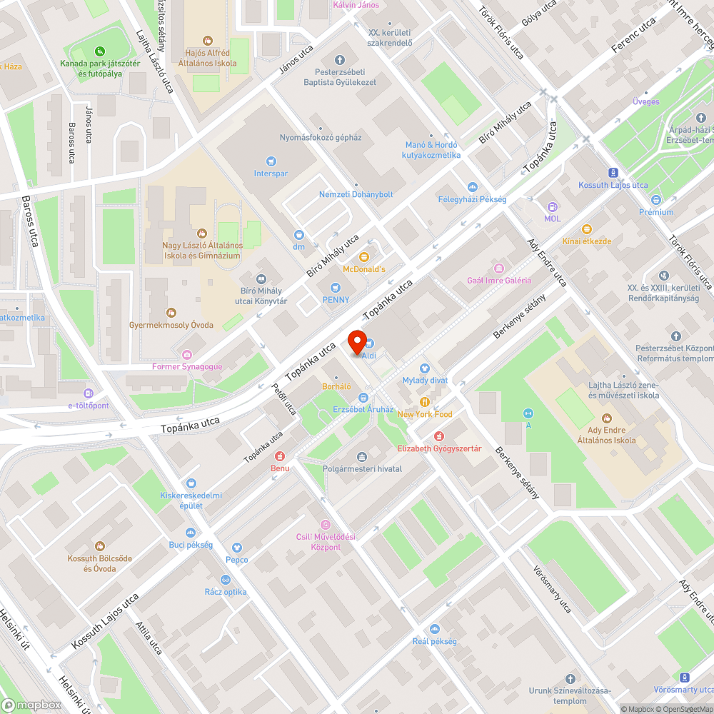 Csótányinvázió Pesterzsébet városközpontban bejelentés helye