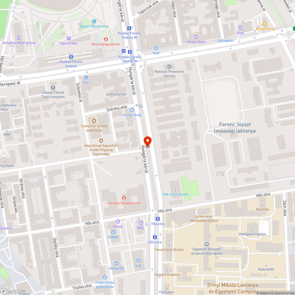 Elszáradt fák bejelentés helye