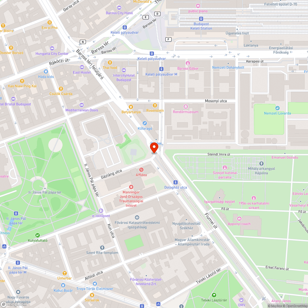 Közlekedési tábla megdőlt bejelentés helye