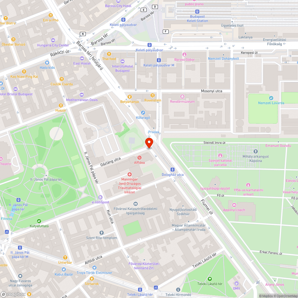 Tönkrement jelzőtábla bejelentés helye