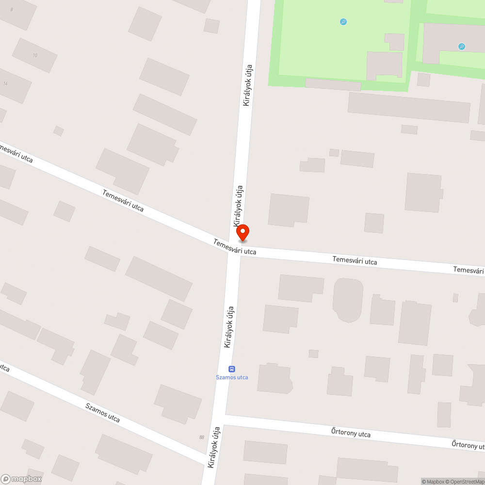 Graffitis gátfal bejelentés helye