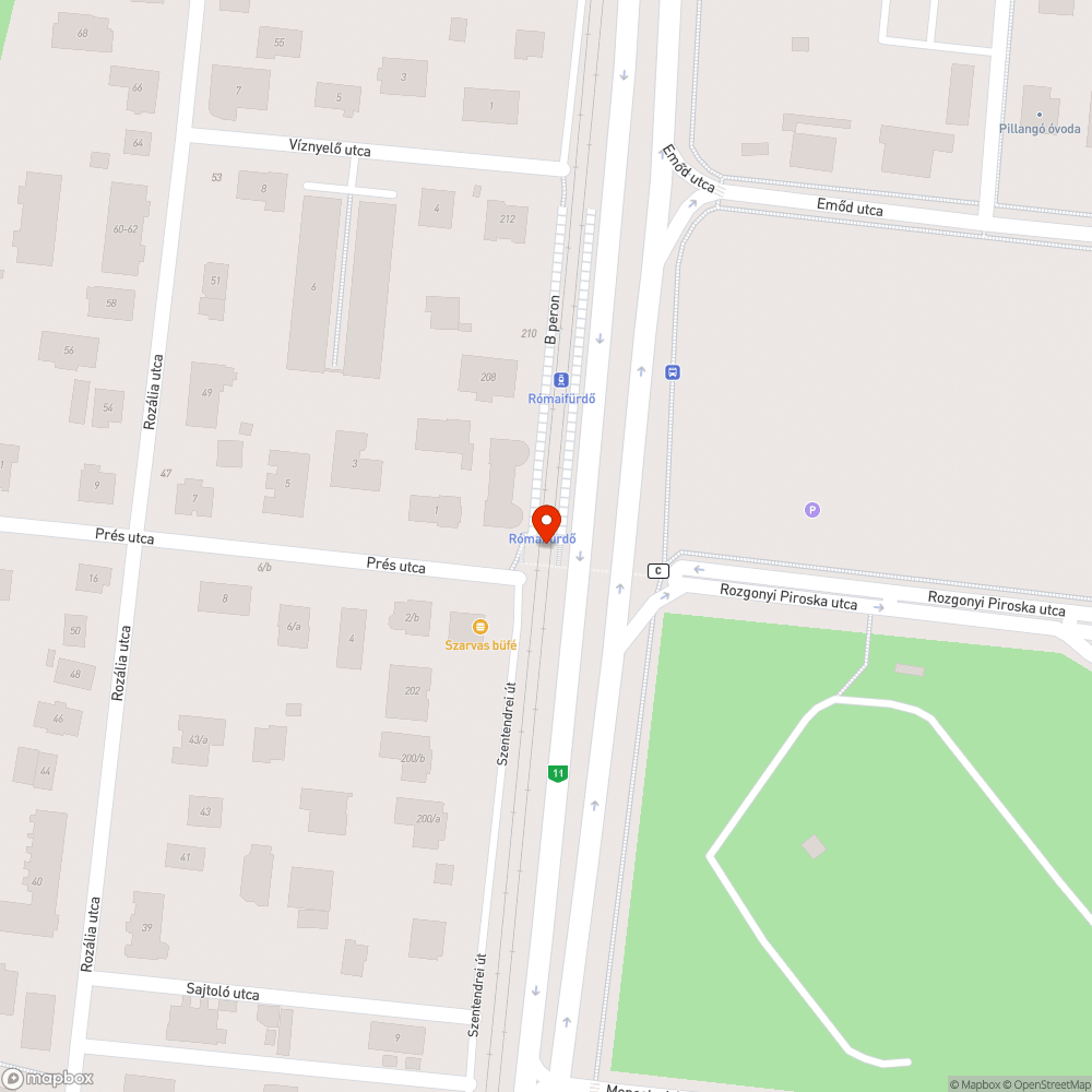 Graffiti bejelentés helye