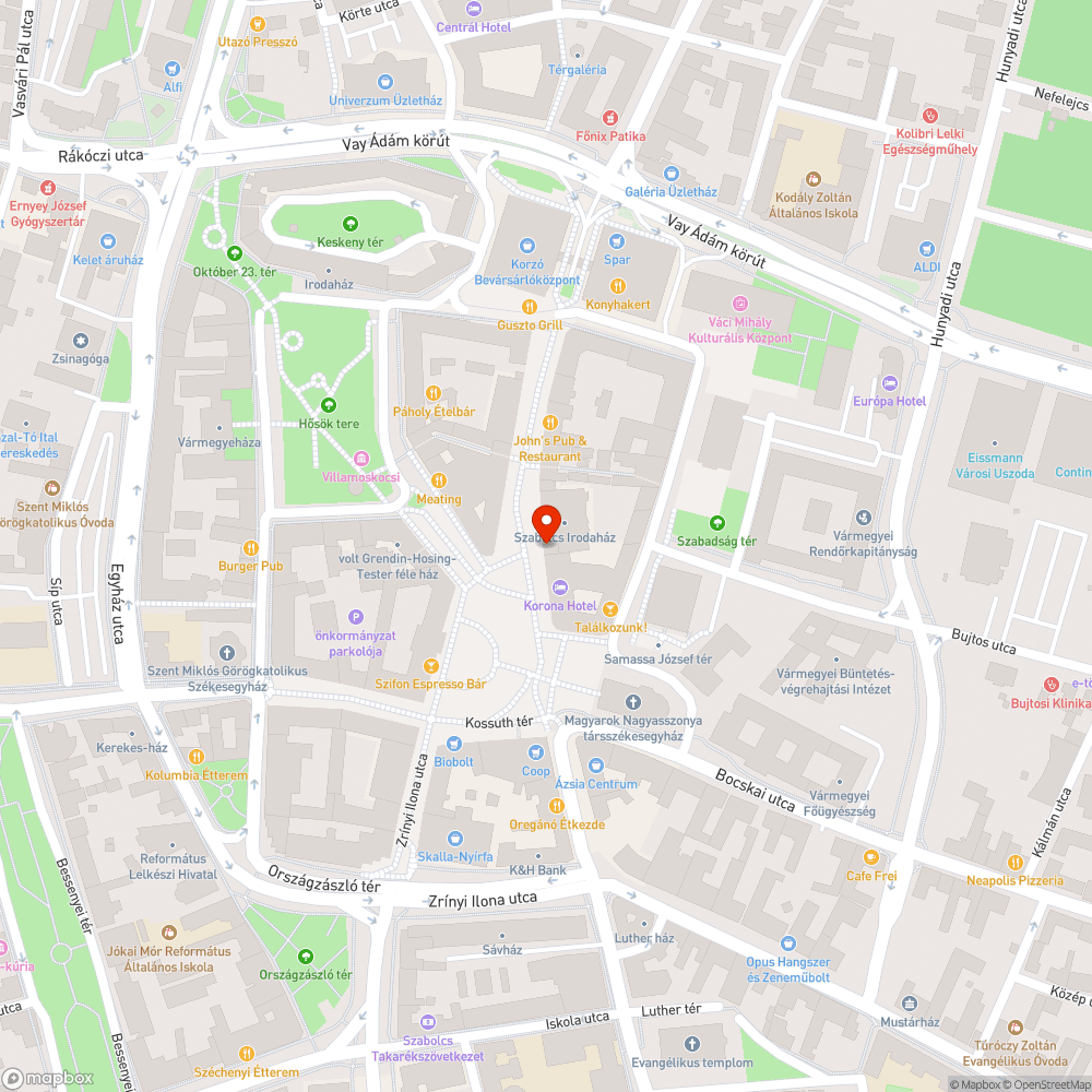 Esővíz elvezető csatorna bejelentés helye