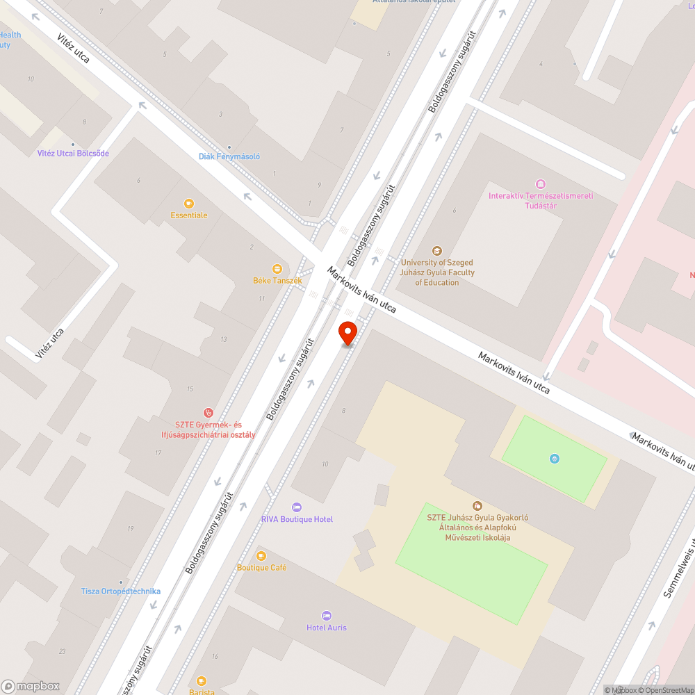 Elhagyott kerékpárzár - Boldogasszony sgt. 8. bejelentés helye