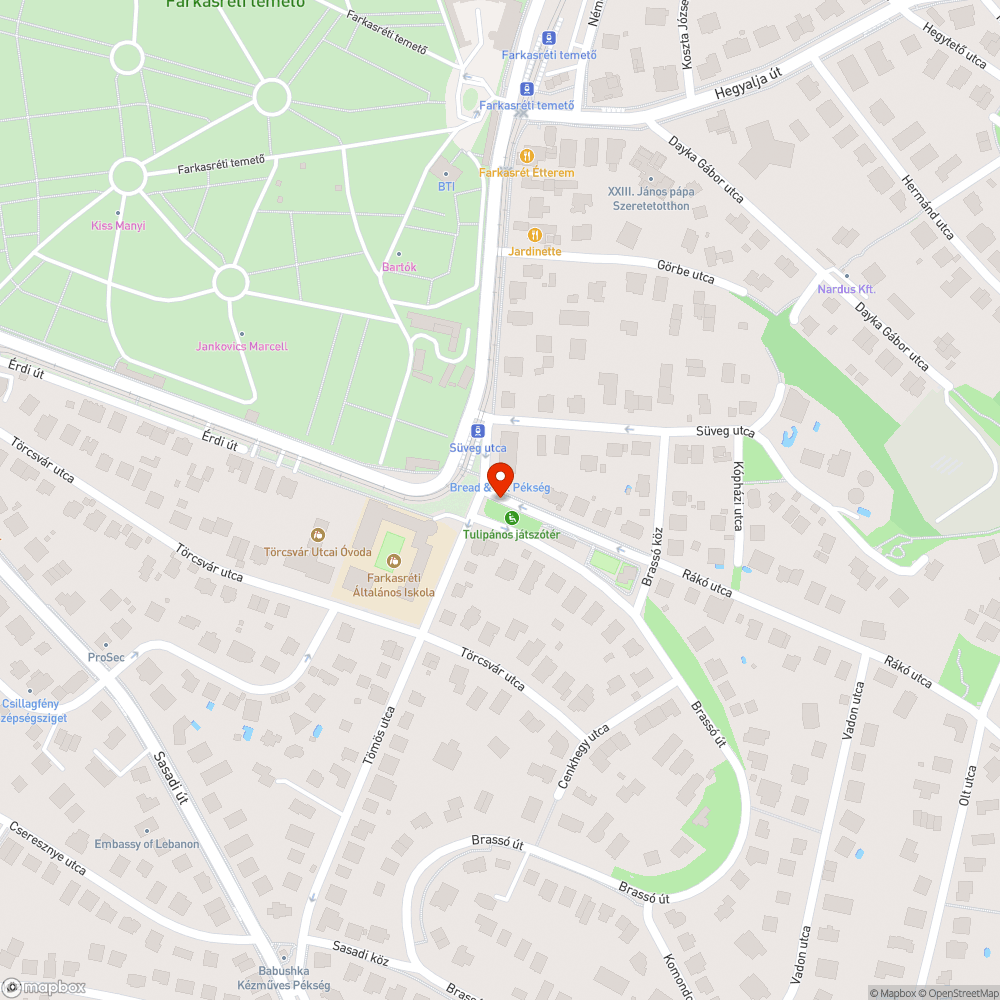 Leszakadt trambulin bejelentés helye