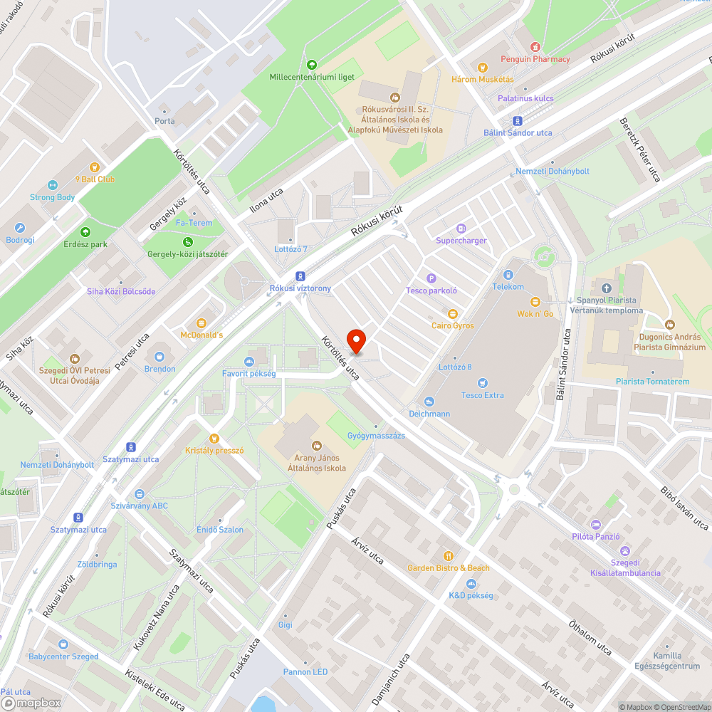 Járdában hagyott csonk - Körtöltés utca 52. bejelentés helye