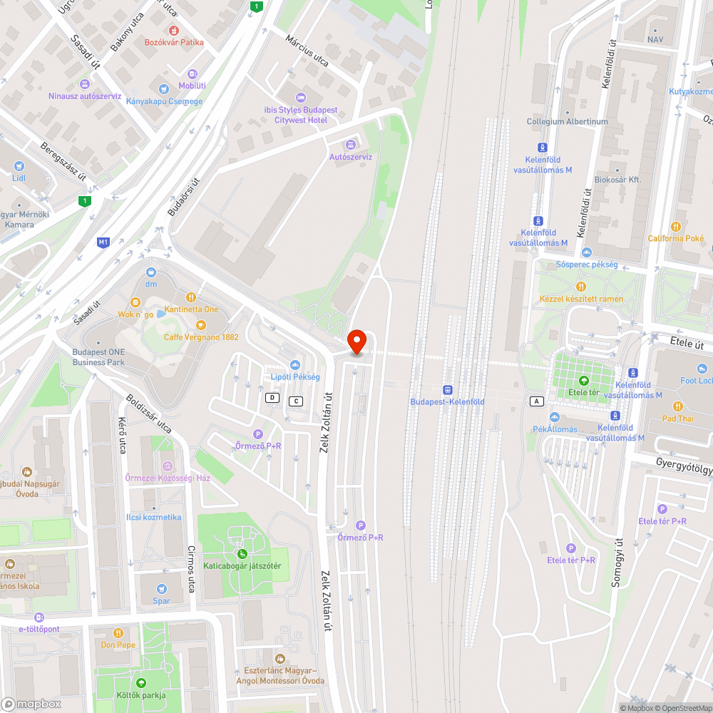 Sötétség a végállomáson bejelentés helye