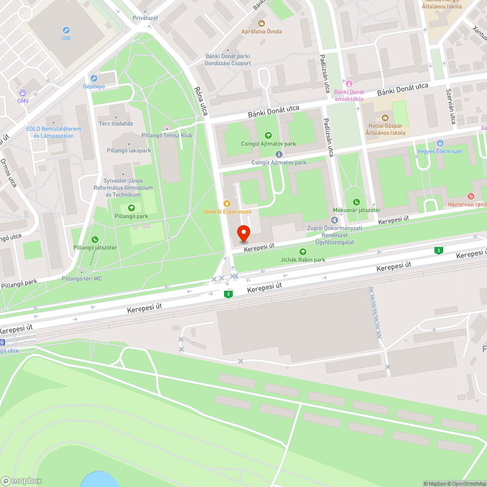 Problémás parkolás a Kerepesi útnál bejelentés helye