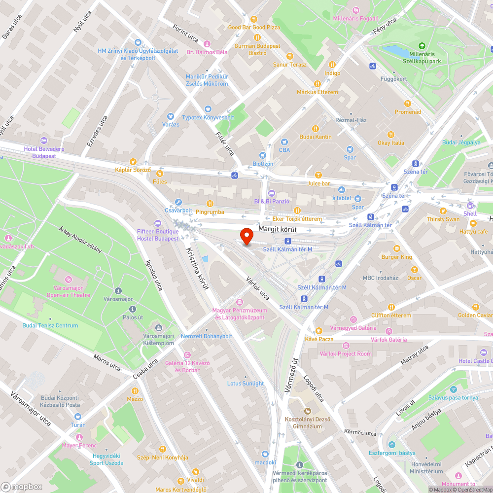 Széll Kálmán tér bejelentés helye