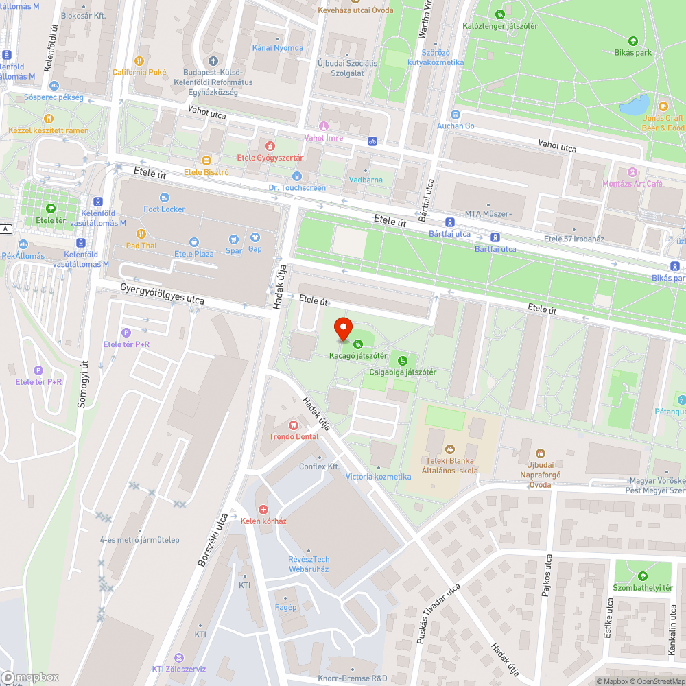 Kacagó játszótér botlásveszély bejelentés helye