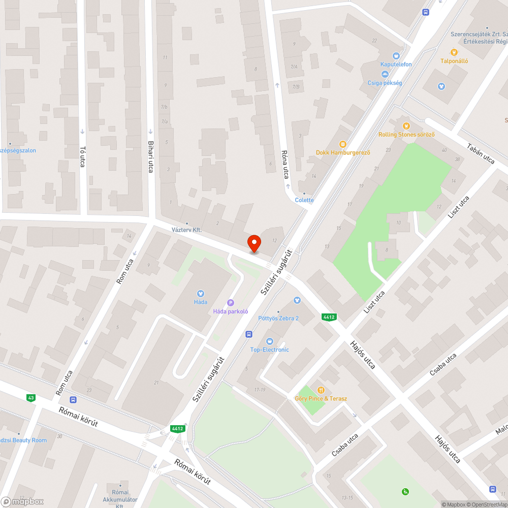 Járdát elfoglaló növenyzet és zöldhulladék bejelentés helye