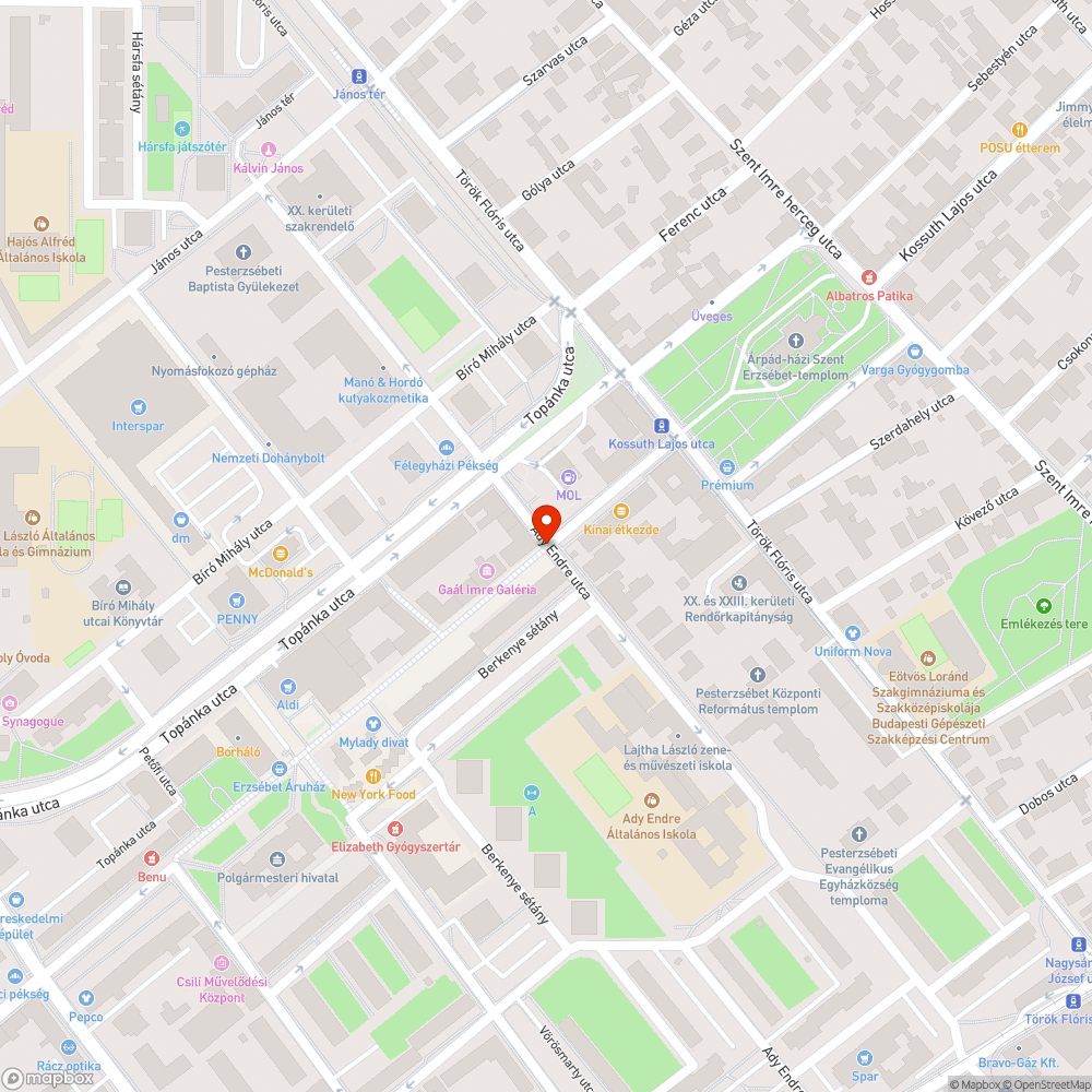 Telefon fülke bejelentés helye