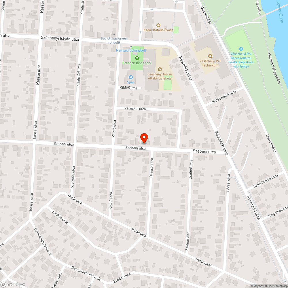 Kezdődő útbeszakadás. bejelentés helye