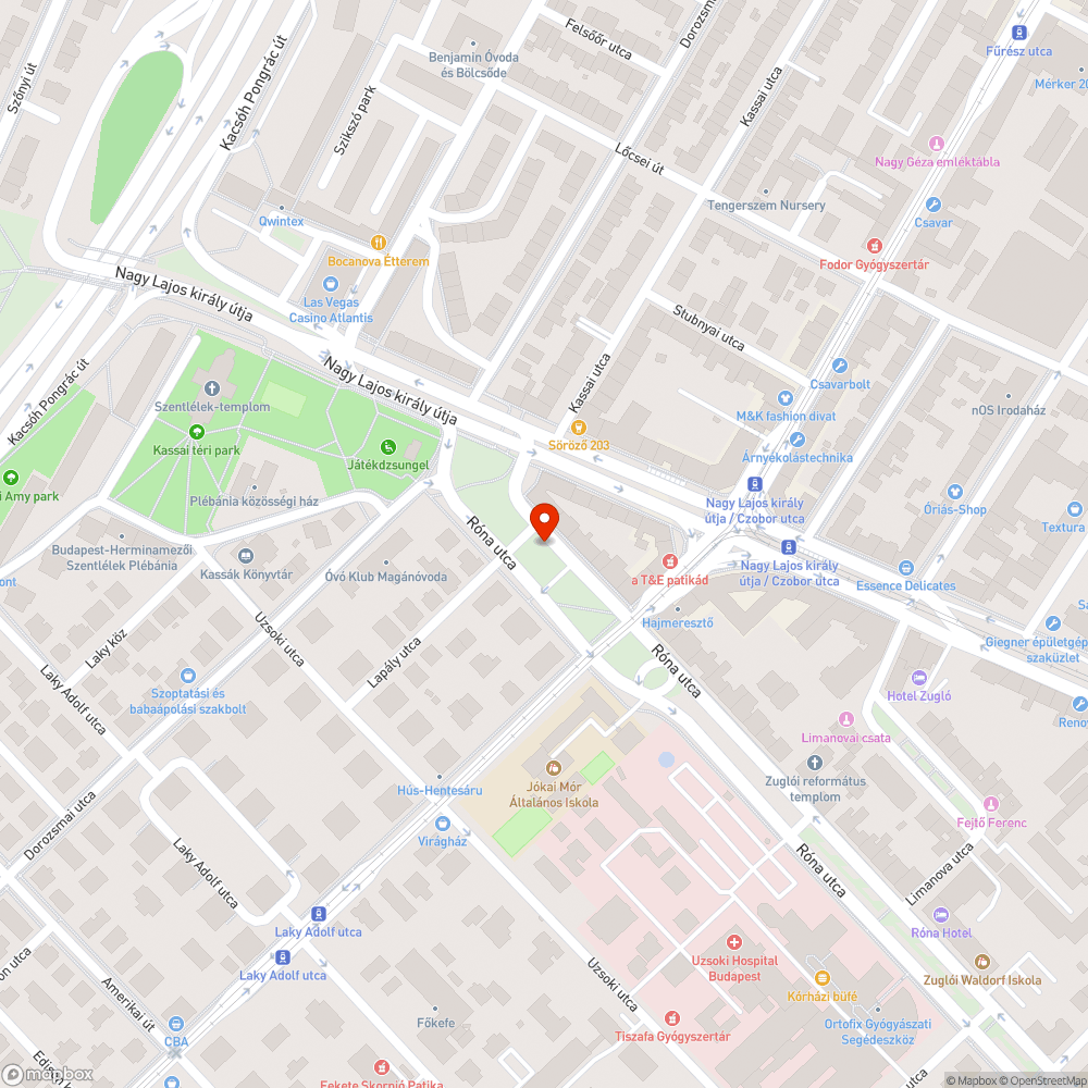 Kiszáradt fa bejelentés helye