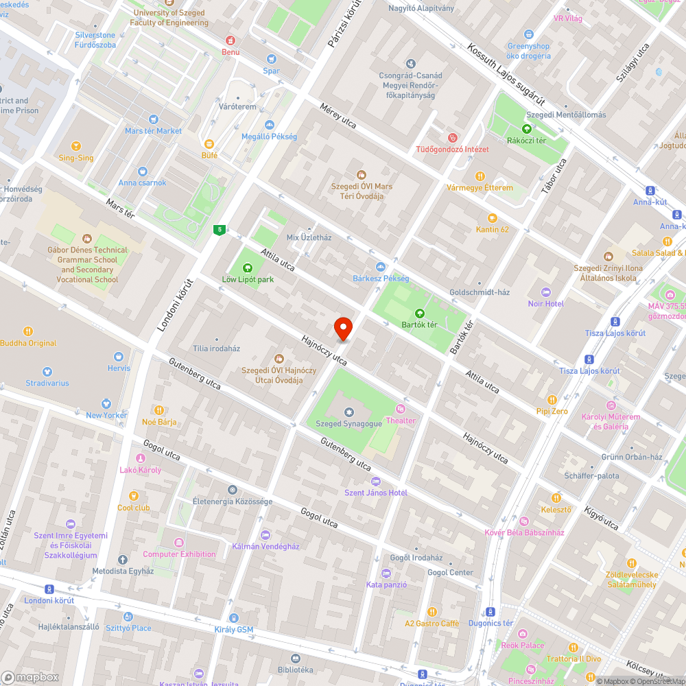 Rendszeres zöldterületen való parkolás a Jósika utcában bejelentés helye