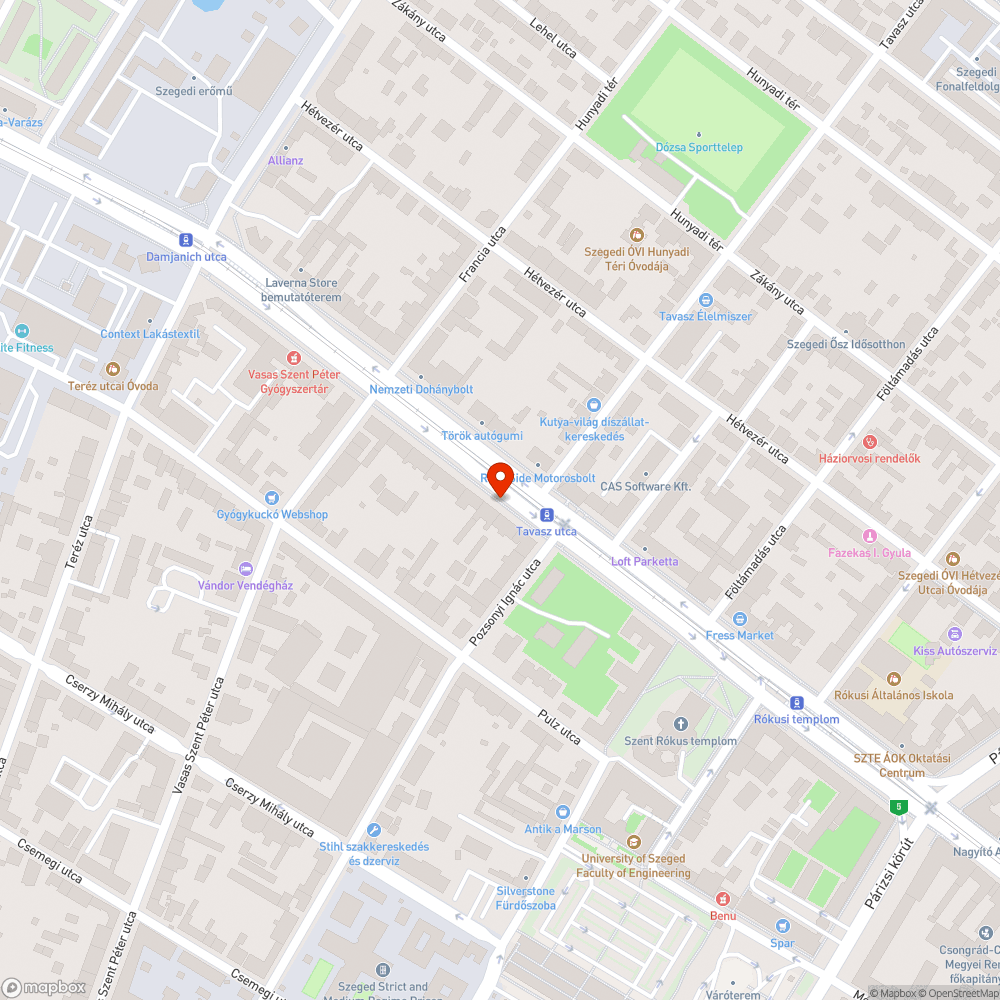 Eldugult víznyelő - Kossuth L. sgt 46. bejelentés helye