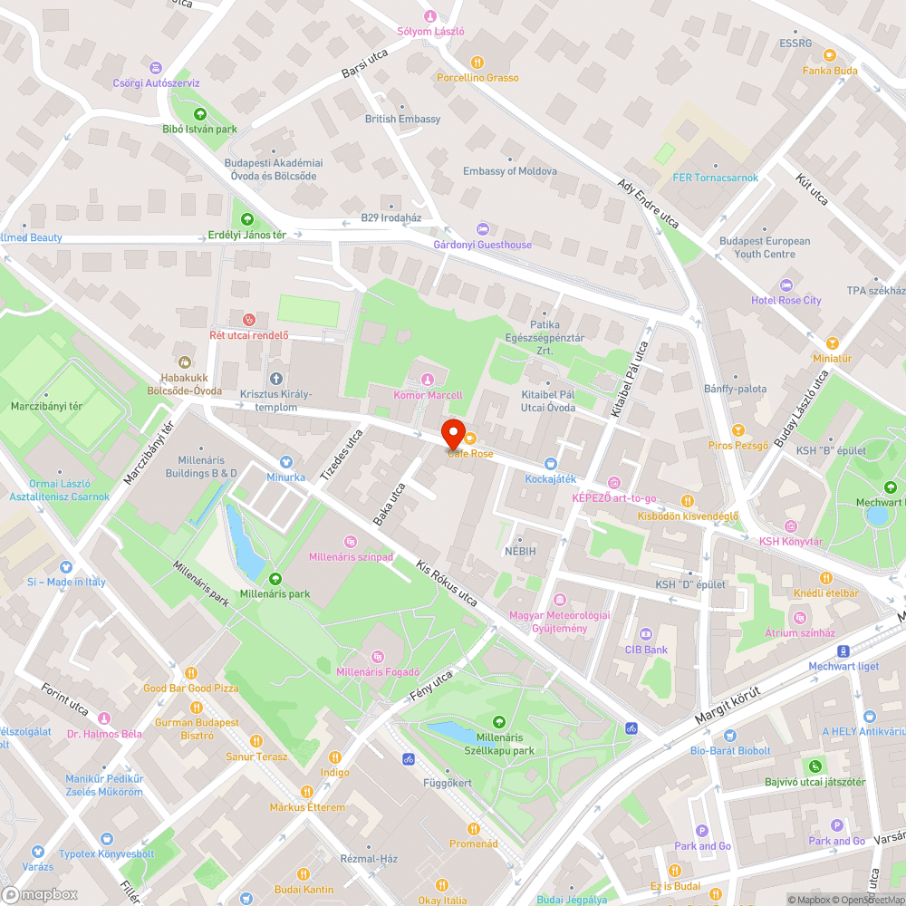 Mozgó, zörgő útkövezés bejelentés helye