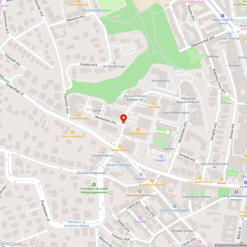 Megdőlt poller bejelentés helye