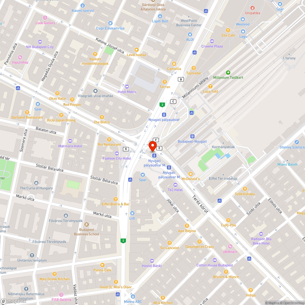 FLR 731 bejelentés helye